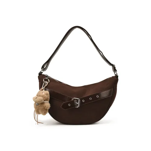 Chinllo ПУ (полиуретан) Сумка через плечо Стандартная Черный Оранжевый Хаки Кофейный