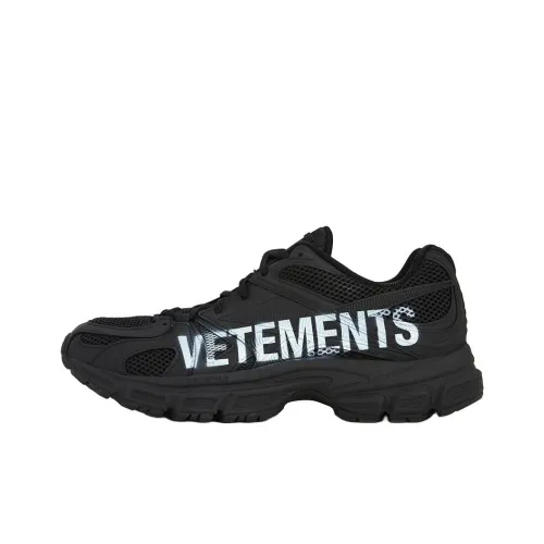 Vetements Низкий Топ Спортивная Повседневная Обувь Унисекс Черный