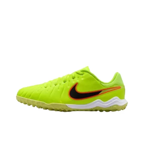 nike Jr. Tiempo Legend 10 Academy Low Топ Детские футбольные бутсы Зеленый Подростки
