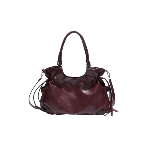 WRELS ПУ (полиуретан) Сумка Женская Красная Кофейно-коричневая Черная