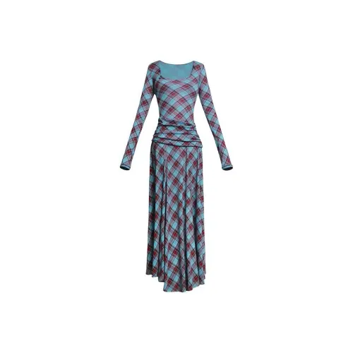 KYKW Длинное платье с длинными рукавами женское