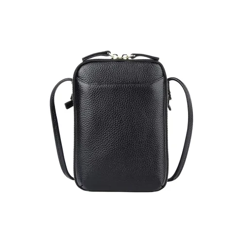 VANDEE Сумка через плечо из коровьей кожи женская черная