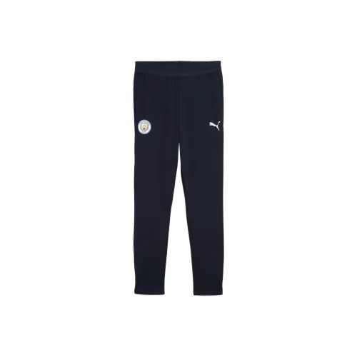 PUMA Темно-синие детские тренировочные штаны