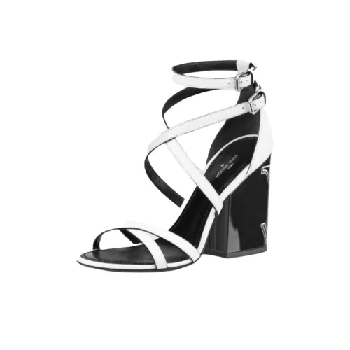 LOUIS VUITTON Topmost One Strap Sandals 10 см Женские Белые