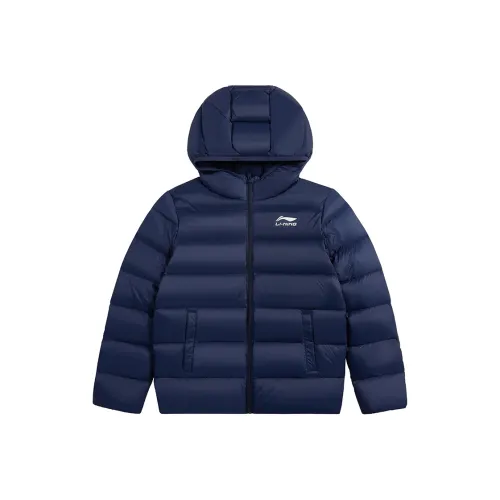 LINING YOUNG Темно-синий Корабельный Школьный возраст Пуховики