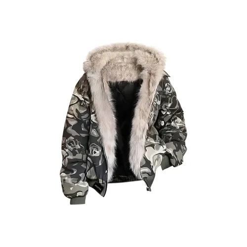 PISYPOX Хлопковый пуховик Пальто Унисекс