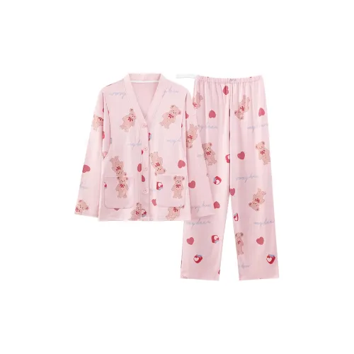 MADALLO Pink Women's Pajama Sets MADALLO Розовый Женский Комплект Пижам