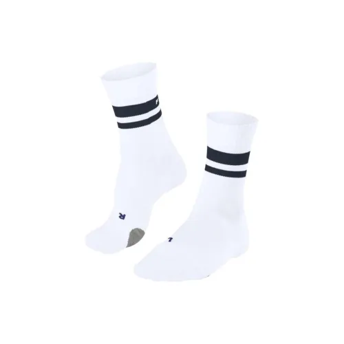 Falke 1 Pack White Men's Mid Shin Socks Falke 1 Пачка Белые Мужские Носки MID до икры