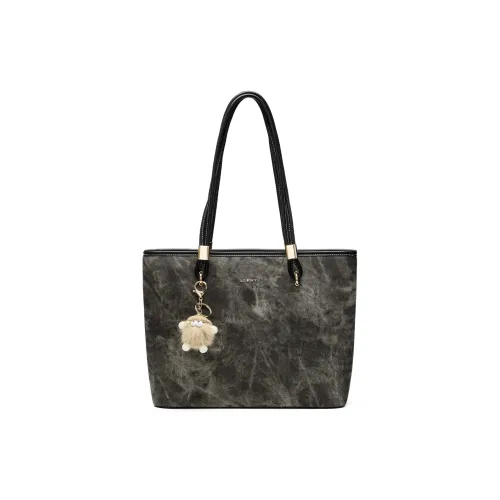 JOSINY ПУ (полиуретан) Сумка-тоут Сумка через плечо Стандартная Женская Черная Абрикосовая