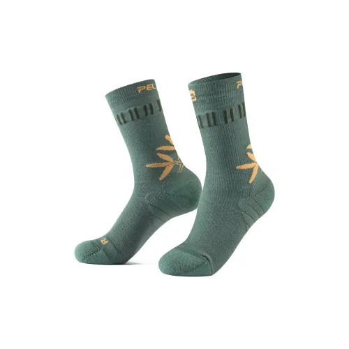PELLIOT Трава Туманный зеленый Унисекс Носки