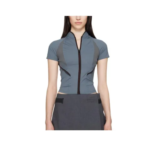 HYEIN SEO Пыльно-голубой Женские T-рубашки