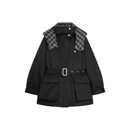 ELLE Черный Женский Пуховик