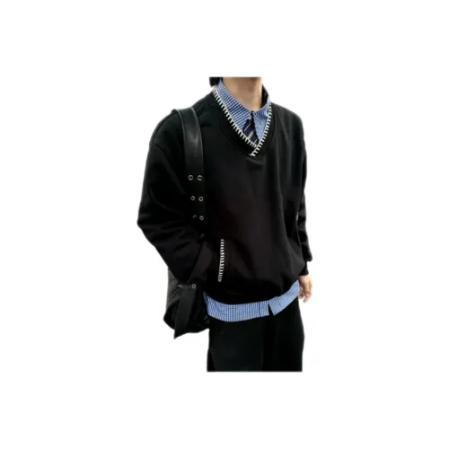 Wooden Rabbit Черный Мужской Свитшот