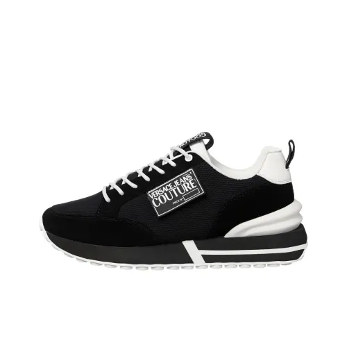 VERSACE JEANS Низкий топ Повседневная обувь Мужская Черный