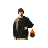 Черный с флисовой подкладкой