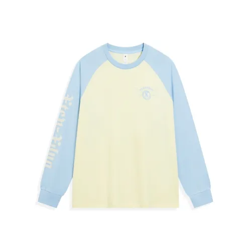 XTEP Трикотаж Унисекс Пальмовый Лист Веер Желтый Волна Синий