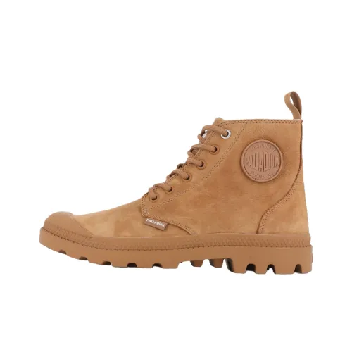 Ботильоны Palladium унисекс коричневого цвета