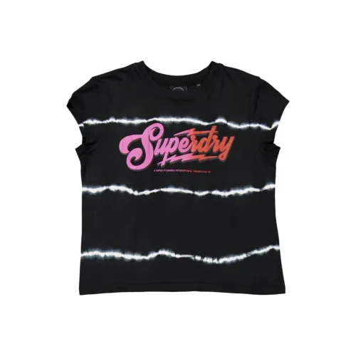 SUPERDRY Черная Унисекс Футболка