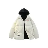 Абрикос Красный С принтом-Одиночный Хлопковый пуховик