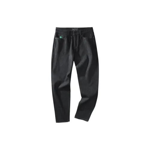 Dance with Wolves Черные Мужские Джинсы