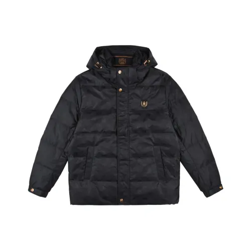 Raidy Boer Черный цветок Мужская пуховая куртка