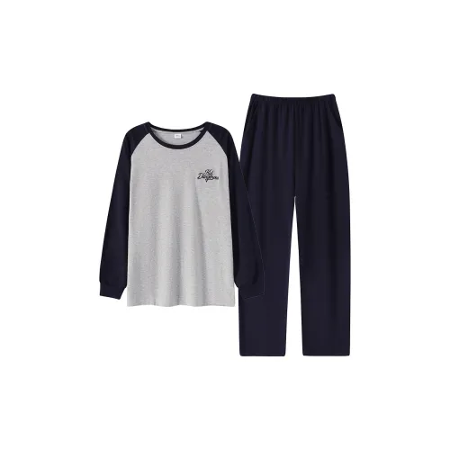 FENTENGCARE Серый Мужской Пижамный Комплект