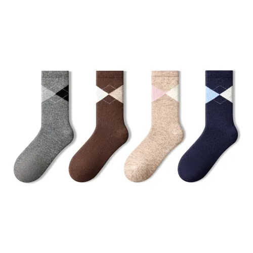 PRIMEET Носки Crew Женские упаковка из 4 пар