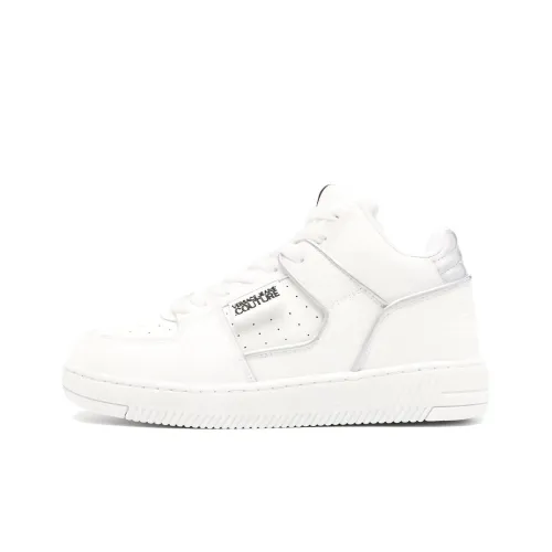 VERSACE JEANS Высокие Кроссовки для скейтбординга Женские Белые