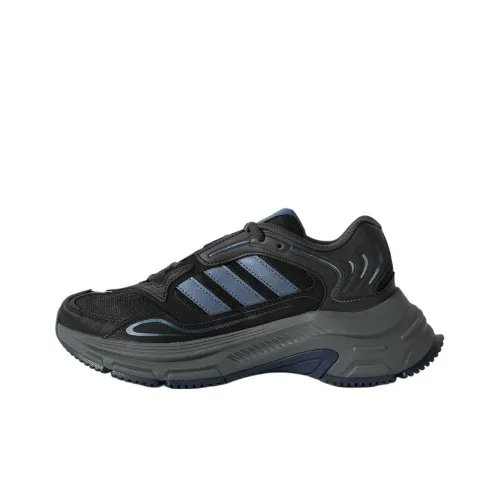 Adidas Термическая Амортизация Низкий Топ Повседневная Обувь Мужская Черный Синий