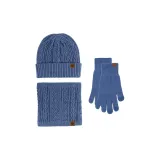 Джинсовый синий комплект из трех предметов