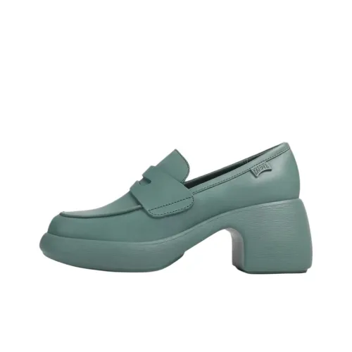 Кроссовки Camper Thelma лоферы 6,7 см женские зеленые