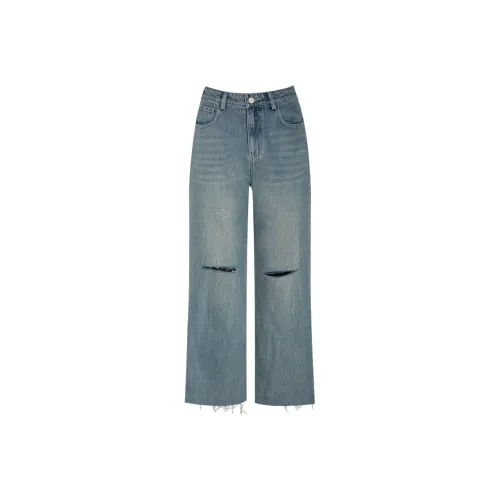 Little Pull Washed Women's Jeans
