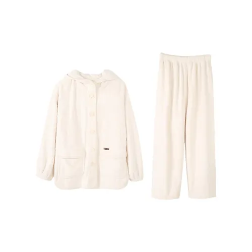 Aannsfam Shell Жёлтый Женский Пижамный Комплект