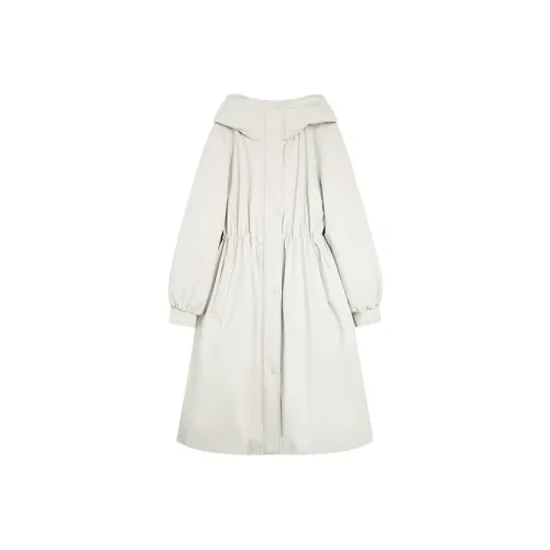 ELLE Светло-серый женский пуховик