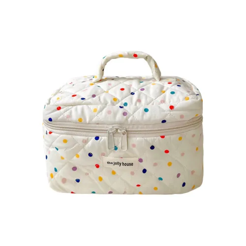 YUANDAOQIN Белый Гороховый узор Косметички