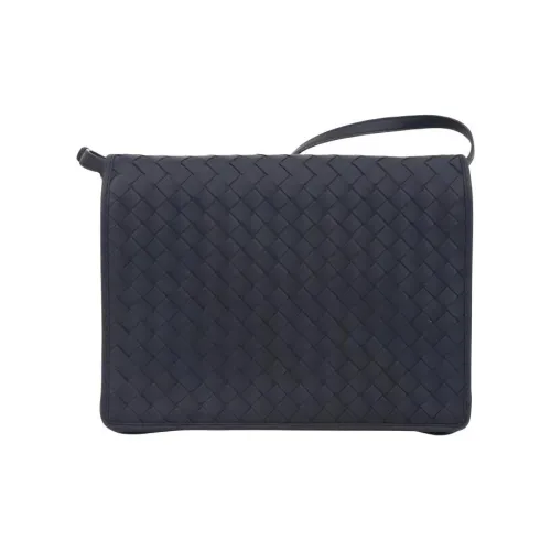 Bottega Veneta Intrecciato Кожа Сумка через плечо Мужская Черная