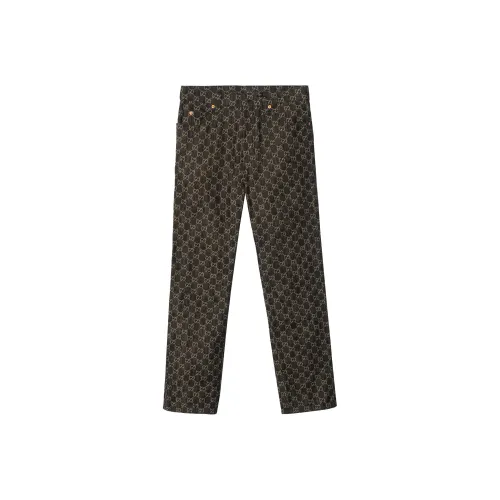 GUCCI Мужские черные джинсы