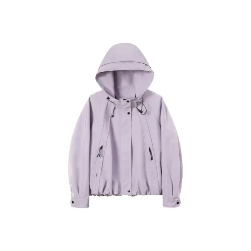 TOUCH Cropped Coat Women's Light Purple