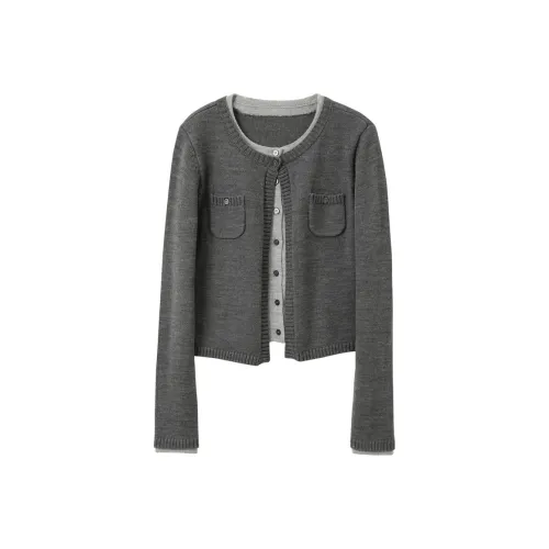 3COLOUR Фотиния Серый Женский Трикотаж