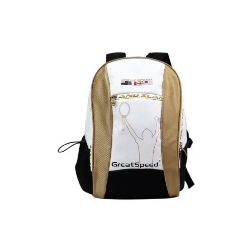 GREATSPEED Полиэстер Ткань 2 Пачка Рюкзак Стандартный Унисекс Белый Золото Champion Специальная Версия