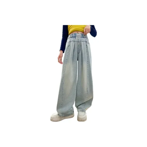 GOYN Джинсы Осенний Корейский стиль Светло-синий Детский