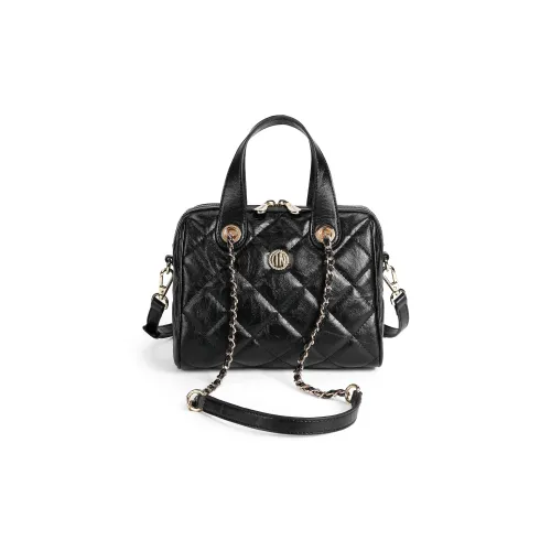 TUCANO Сумка из крупнозернистой текстуры коровьей кожи одно плечо женская черный белый