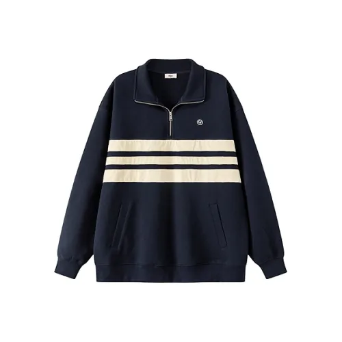 CHUU Темно-синий синий женский свитшот