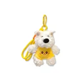 Милый брелок в виде щенка Вест-хайленд (Кремовый медведь)