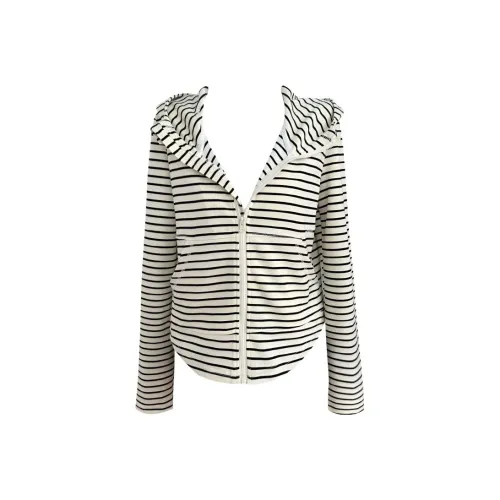 YINLEI Светлый Абрикос Полосы Женские Свитшоты