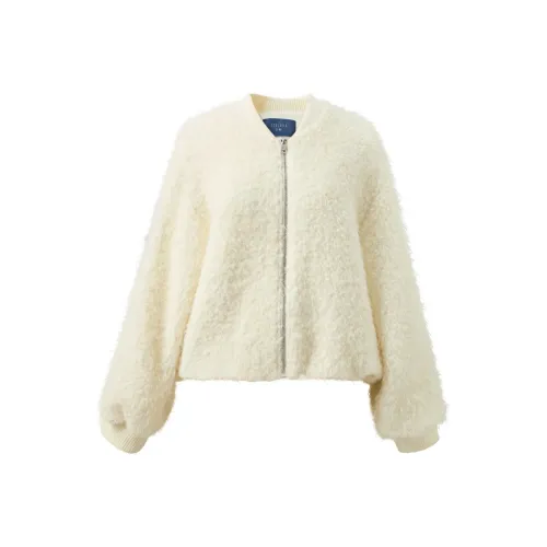 3COLOUR Velvet Feel Coat Women's