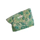 Золотистый зеленый жаккардовый шов