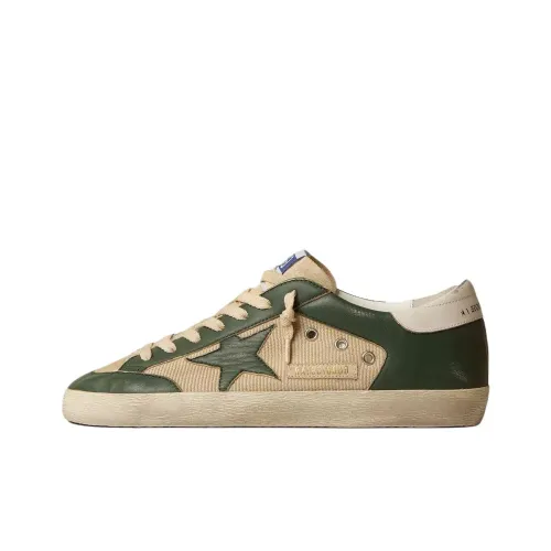 Golden Goose Супер Звезда Low Топ Скейтборд Кроссовки Мужские Зеленые