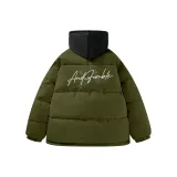 Армейский зеленый [Одиночный хлопковый пуховик]