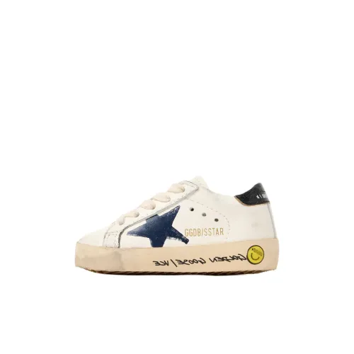 Golden Goose Супер Звезда Низкий Топ Детские Скейтбординги Белый Детский